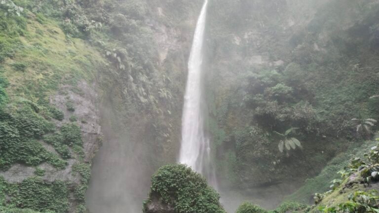 Air Terjun Coban Pelangi di Poncokusumo, Kabupaten Malang.